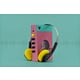 Nostalgic Colorful Casette Players Image 1
