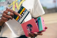 Nostalgic Colorful Casette Players Image 2