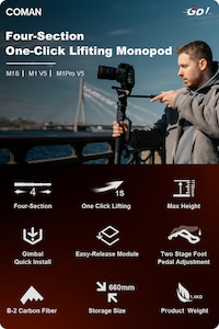 One-Click Lifting Monopods Image 2