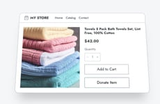 E-Commerce Giving Integration