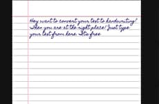 Handwritten Text Converters