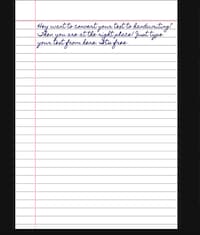 Handwritten Text Converters Image 1