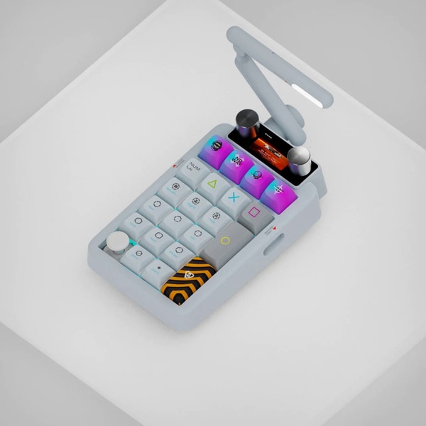 Industrial Sci-Fi Keyboard Peripherals