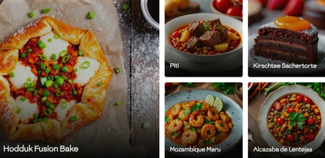 Global Recipe Hubs