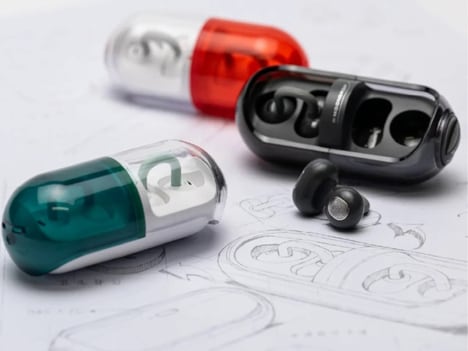 Pill-Shared Wireless Headphons