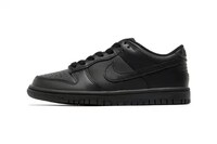 Triple Black Leather Sneakers