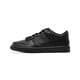 Triple Black Leather Sneakers Image 1