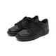 Triple Black Leather Sneakers Image 2