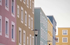 Pastel Tonal Apartment Blocks