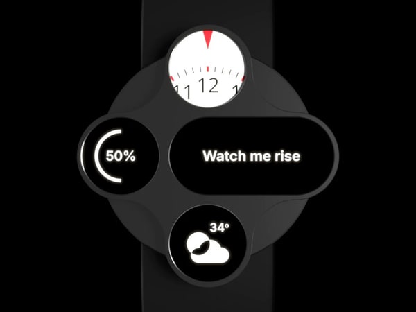 Minimalist Multi-Display Smartwatches