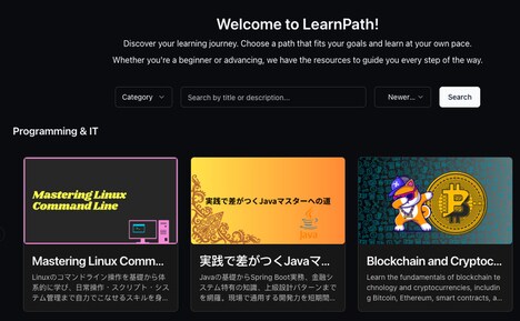 Structured Learning Platforms