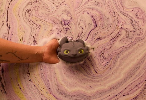 Dragon-Themed Bath Bombs