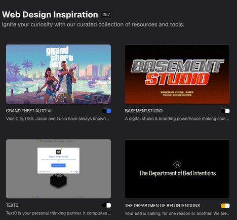 Design Inspiration Directories