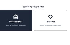 Apology Writing Assistants