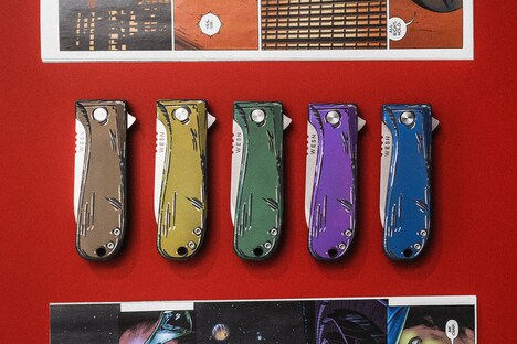 Graphic Novel-Honoring Pocket Knives