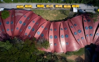 Leaf-Shaped Rooftop Schools Image 2