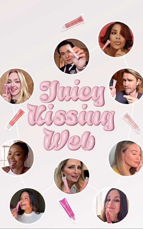 Star-Studded Lip Gloss Campaigns