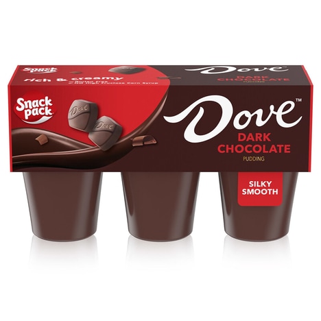 Dark Chocolate Pudding Snacks