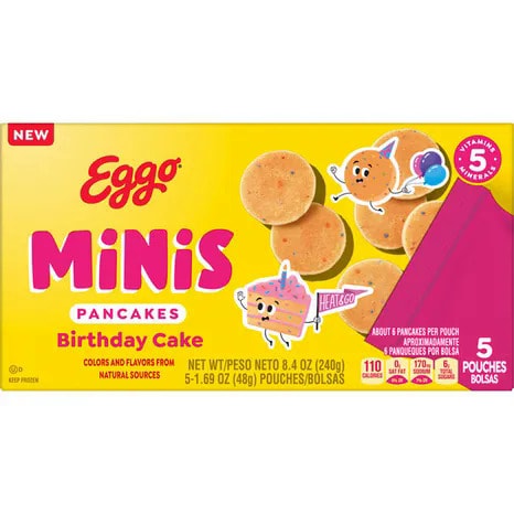 Cake-Flavored Pancake Snacks