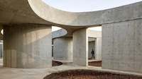 Terracotta Concrete Community Centers Image 4
