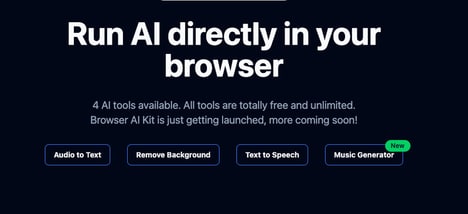 Browser-Based AI Tools