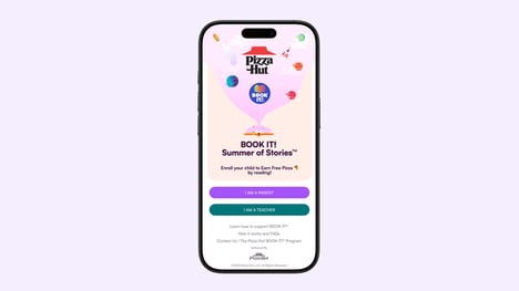 Pizza-Branded Reading-Encouraging Apps
