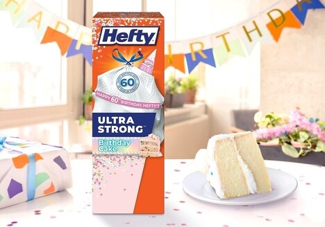 Cake-Scented Trash Bags