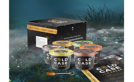 Crime-Themed Ice Cream Cases