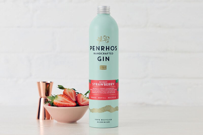 Upcycled Strawberry Gins