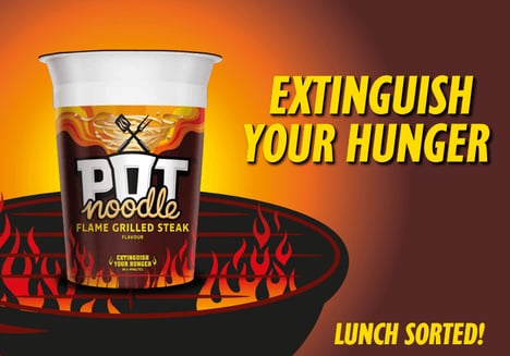Grilled Steak Instant Noodles