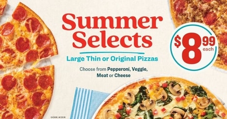 Summertime Entertaining Pizza Deals