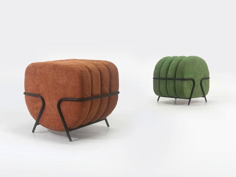 Nature-Inspired Modular Pouf Concepts