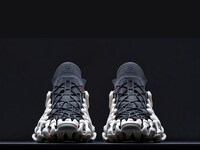 3D-Printed Skeletal Sneakers Image 3