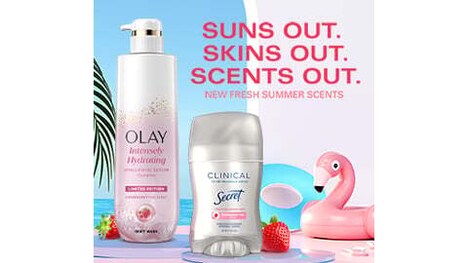 Summery Strawberry-Scented Cosmetics