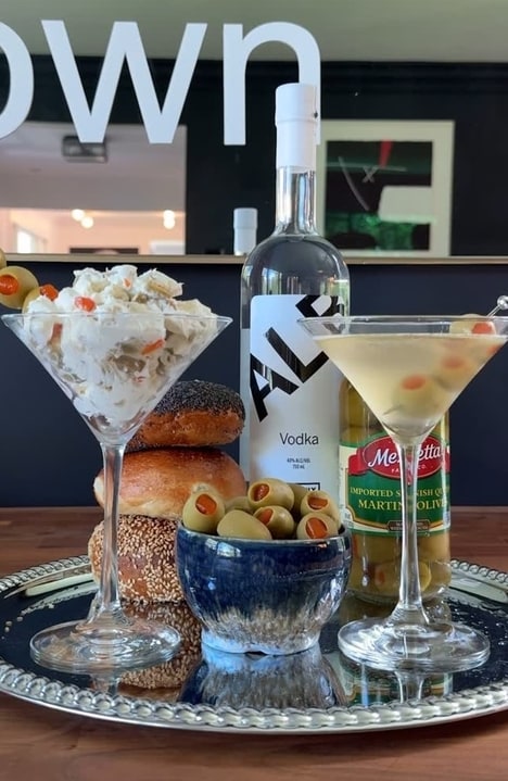 Dirty Martini Cream Cheeses