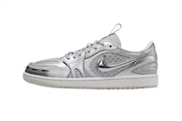 Metallic Silver-Tinged Sneakers Image 2
