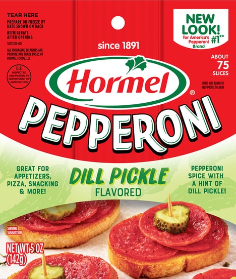 Tangy Pickle-Flavored Pepperonis