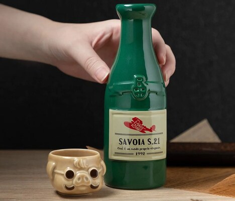 Nostalgic Anime-Themed Sake Sets