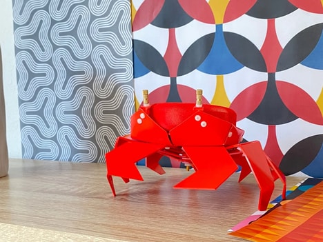 Origami-Inspired Speaker Holders