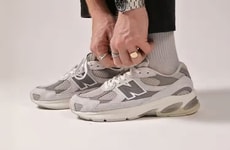 Minimal Greyscale Lifestyle Sneakers