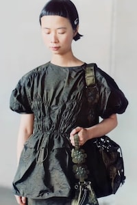 Collaborative Floral-Detailed Nylon Bags