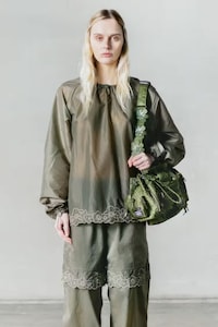 Collaborative Floral-Detailed Nylon Bags Image 4