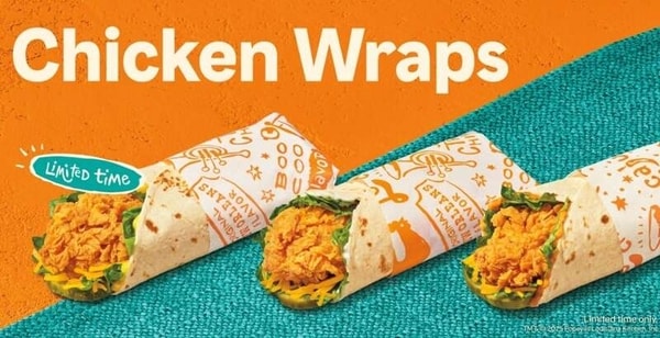 Summertime Fried Chicken Wraps