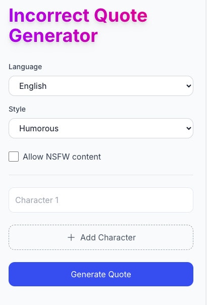 Humorous Content Generators