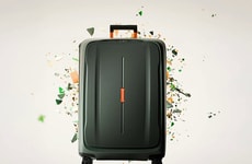 Circular Green Luggage Capsules