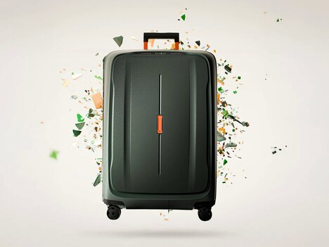 Circular Green Luggage Capsules