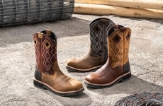 Cowboy-Style Work Boots