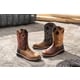 Cowboy-Style Work Boots Image 1