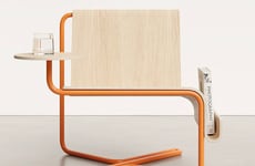 Bended Tubular Chair-Table Designs