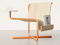 Bended Tubular Chair-Table Designs Image 3